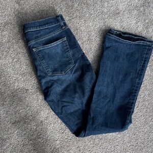 GAP Dark Blue Women's baby boot mid rise Jeans